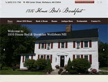 Tablet Screenshot of 1810house.net